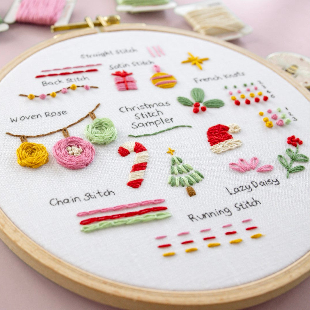Christmas Stitch Sampler Beginner Kit