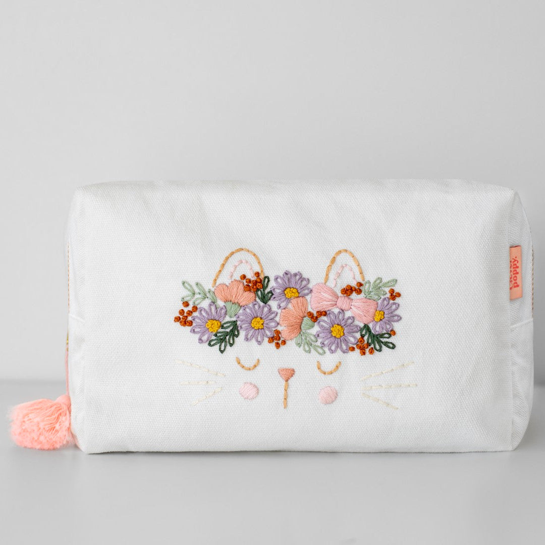 Flora the Cat Pencil Case Kit