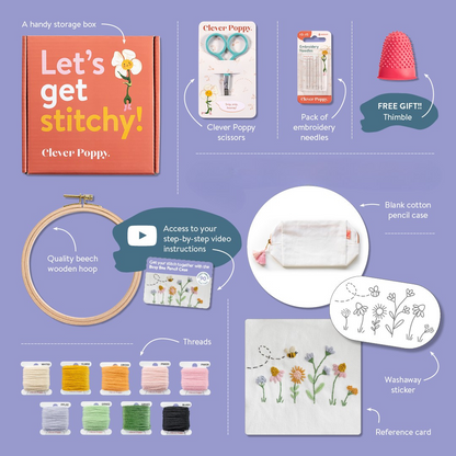 Busy Bee Pencil Case Kit
