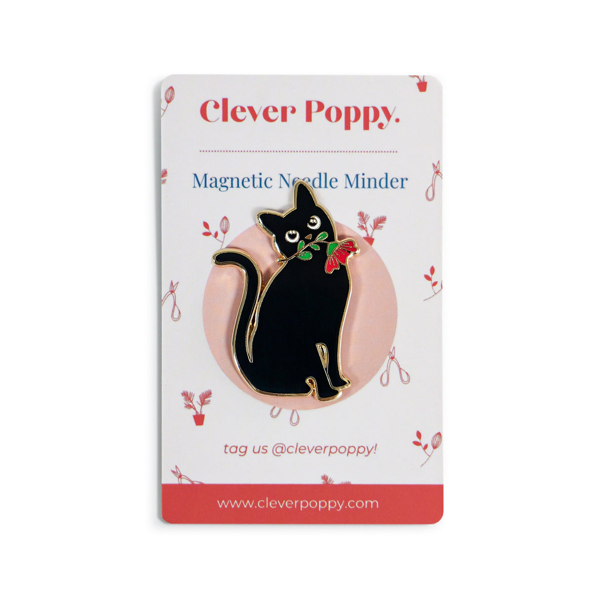 Black Cat Magnetic Needle Minder