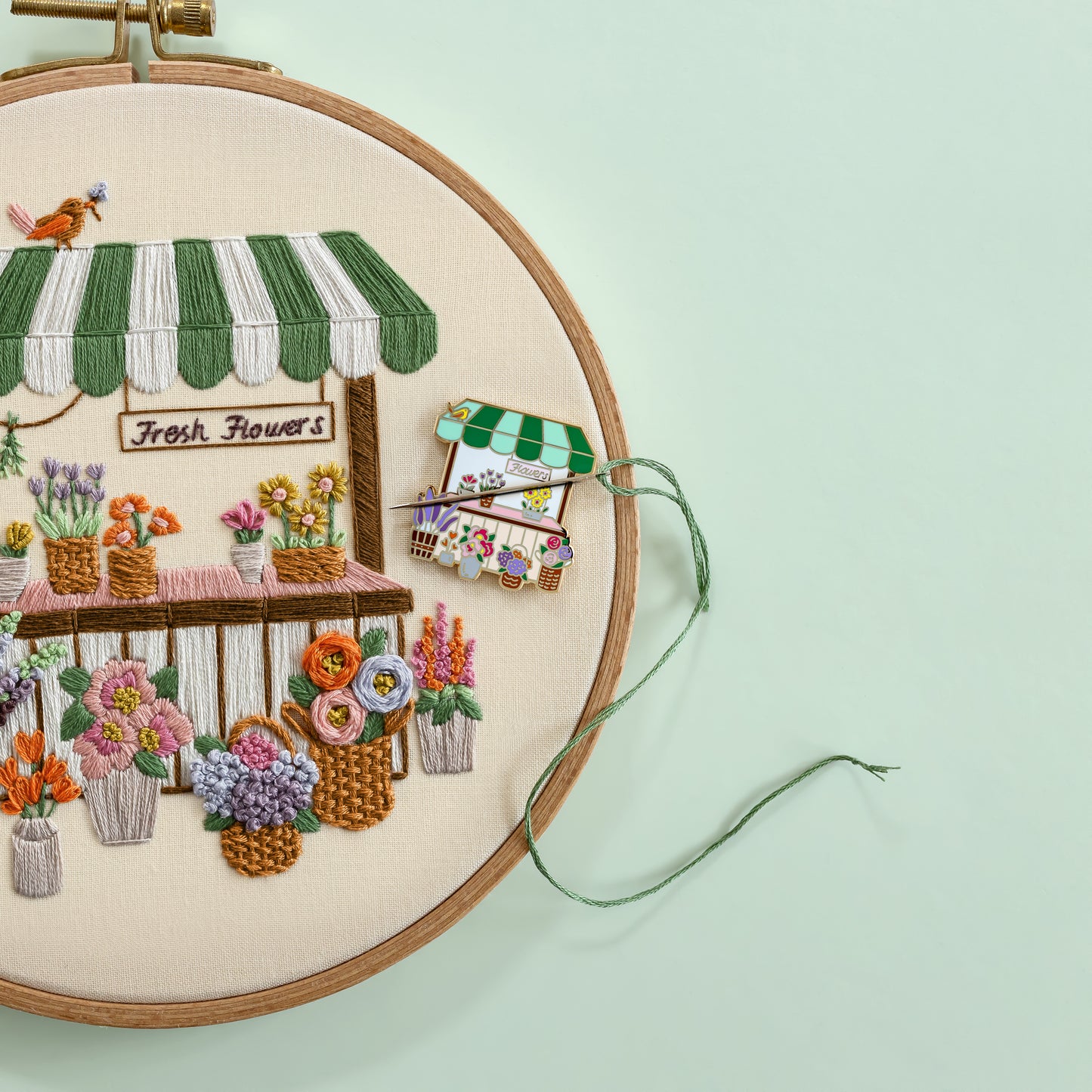 Blooming Stall Needle Minder