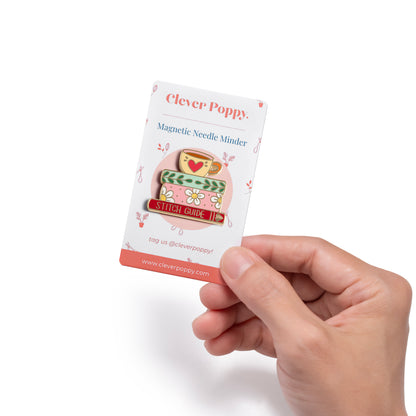 Books and Tea Needle Minder