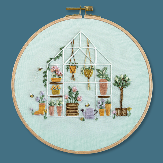 The Glasshouse Embroidery Kit