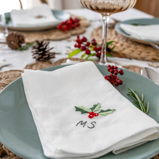 Personalized Christmas Napkins Beginner Kit