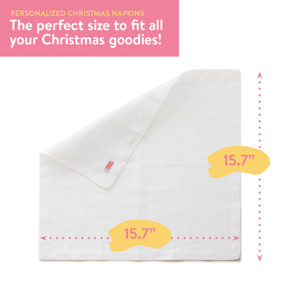 Personalized Christmas Napkins Beginner Kit