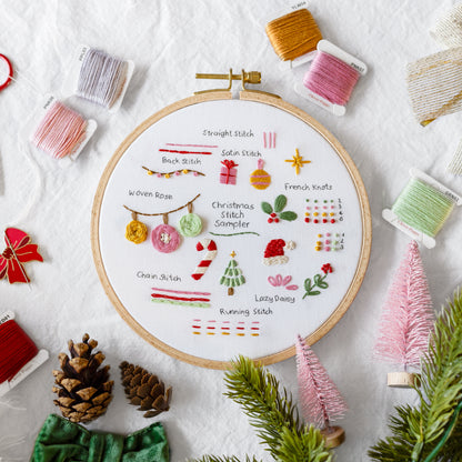Christmas Stitch Sampler Beginner Kit