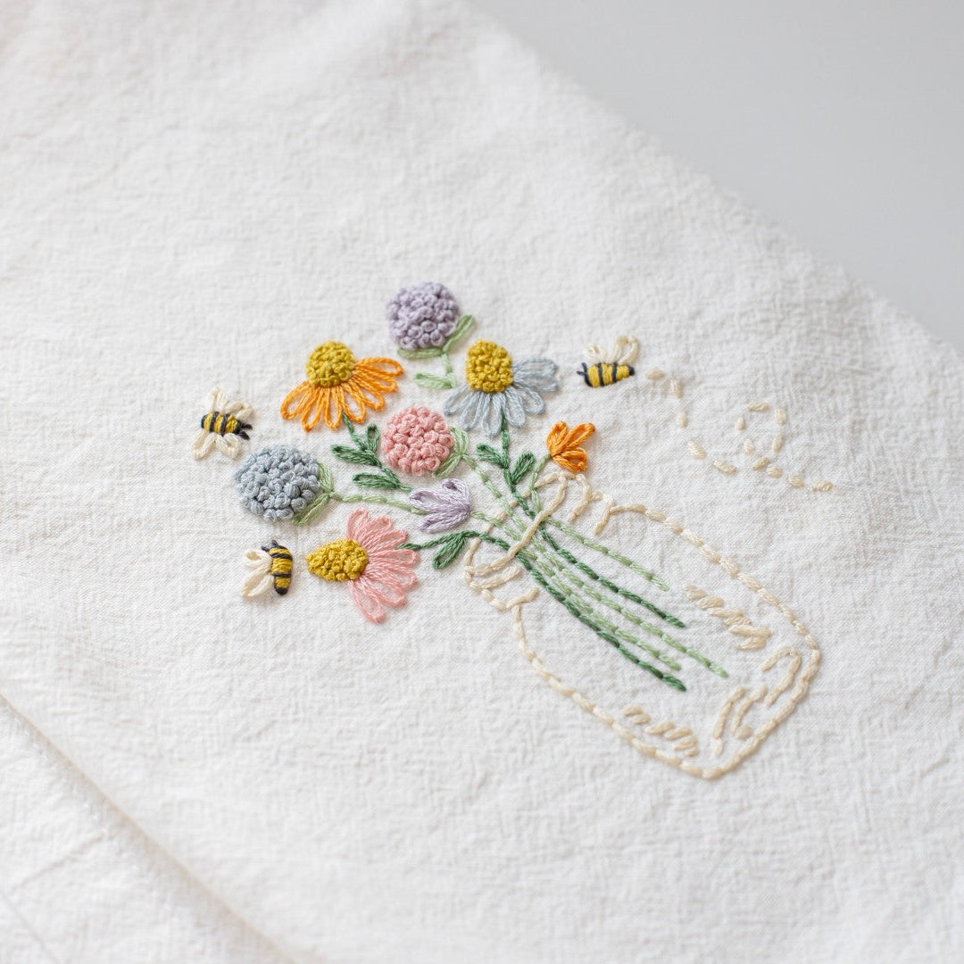Bee Happy Kitchen Towel Beginner Kit