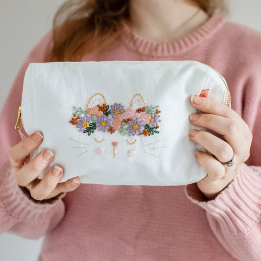 Flora the Cat Pencil Case Kit