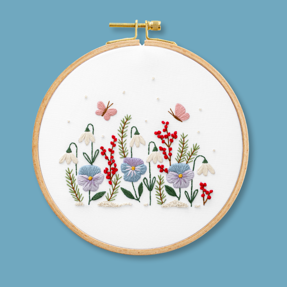Winter Floral Row Beginner Kit | Clever Poppy