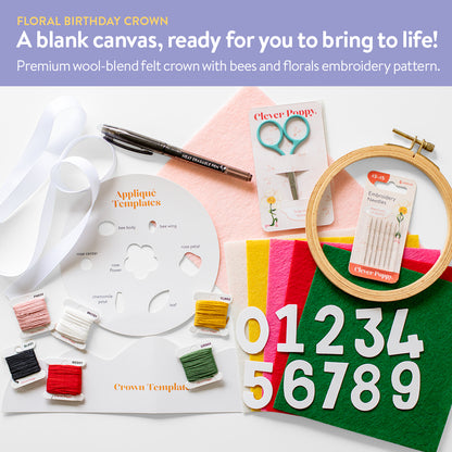 Floral Birthday Crown Beginner Kit