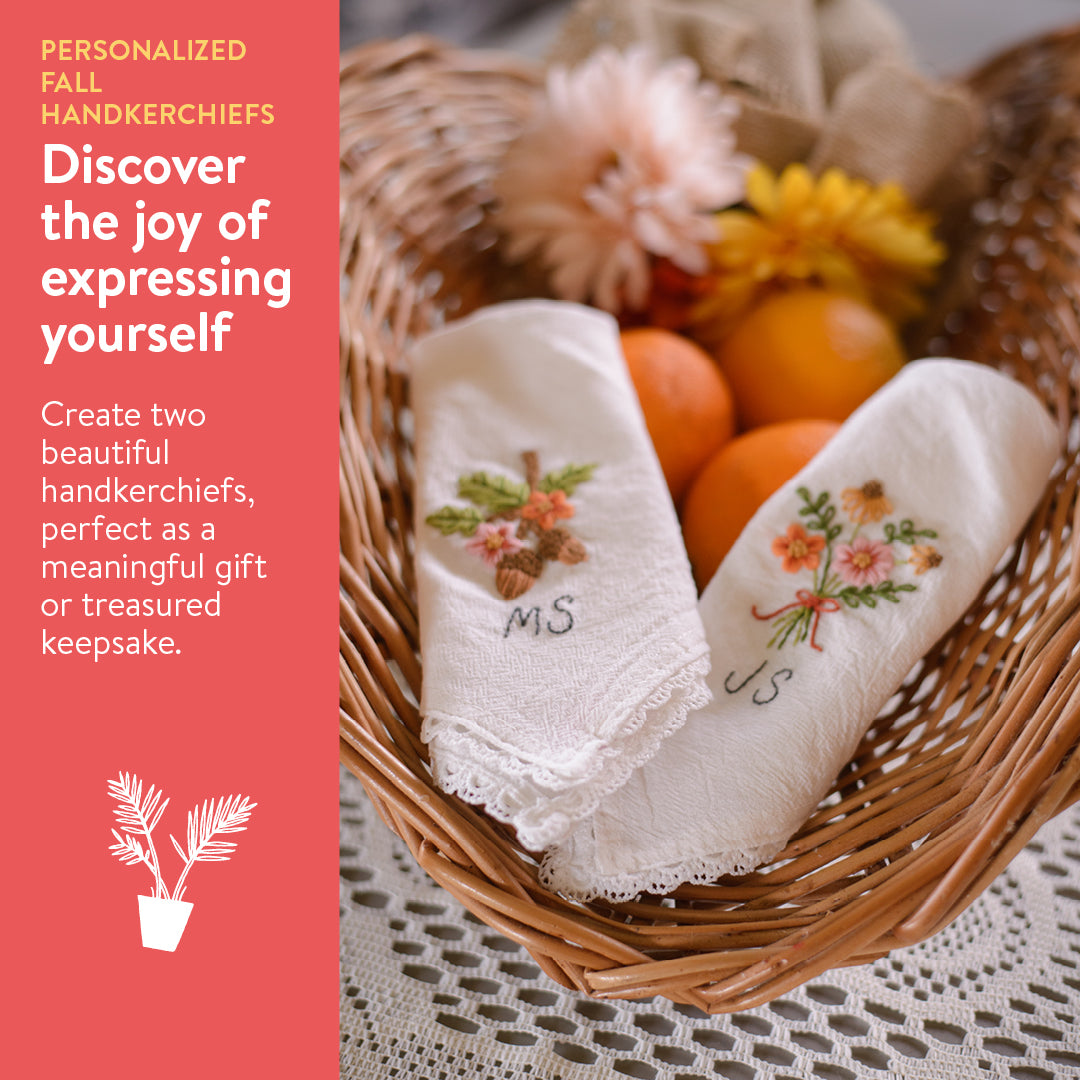 Personalized Fall Handkerchiefs Beginner Kit