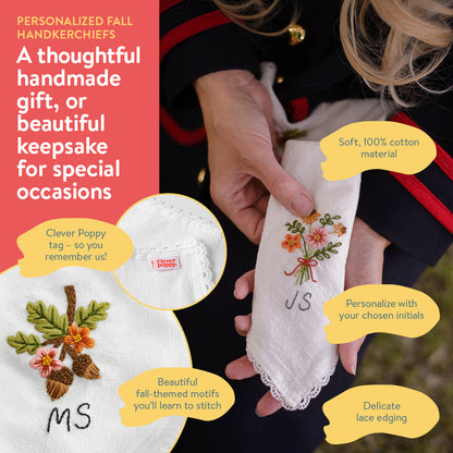 Personalized Fall Handkerchiefs Beginner Kit
