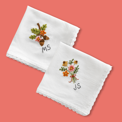 Personalized Fall Handkerchiefs Beginner Kit