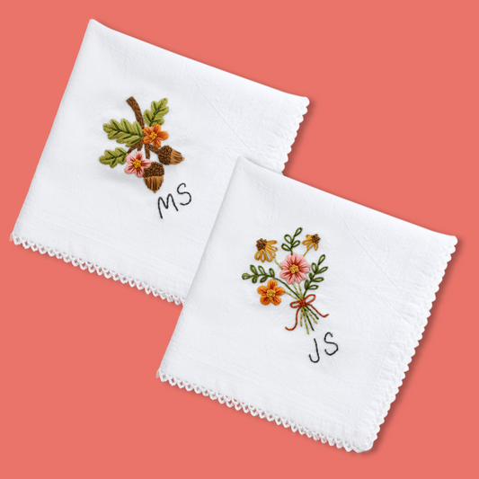 Personalized Fall Handkerchiefs Beginner Kit