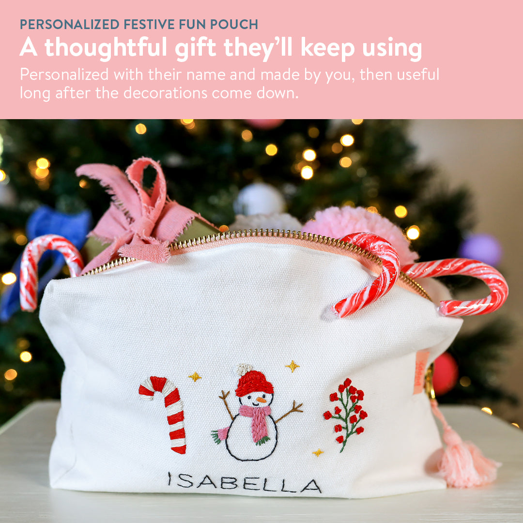 Personalized Festive Fun Pouch Beginner Kit