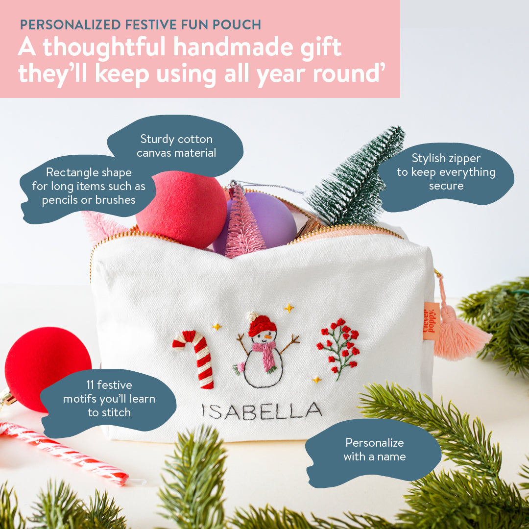 Personalized Festive Fun Pouch Beginner Kit