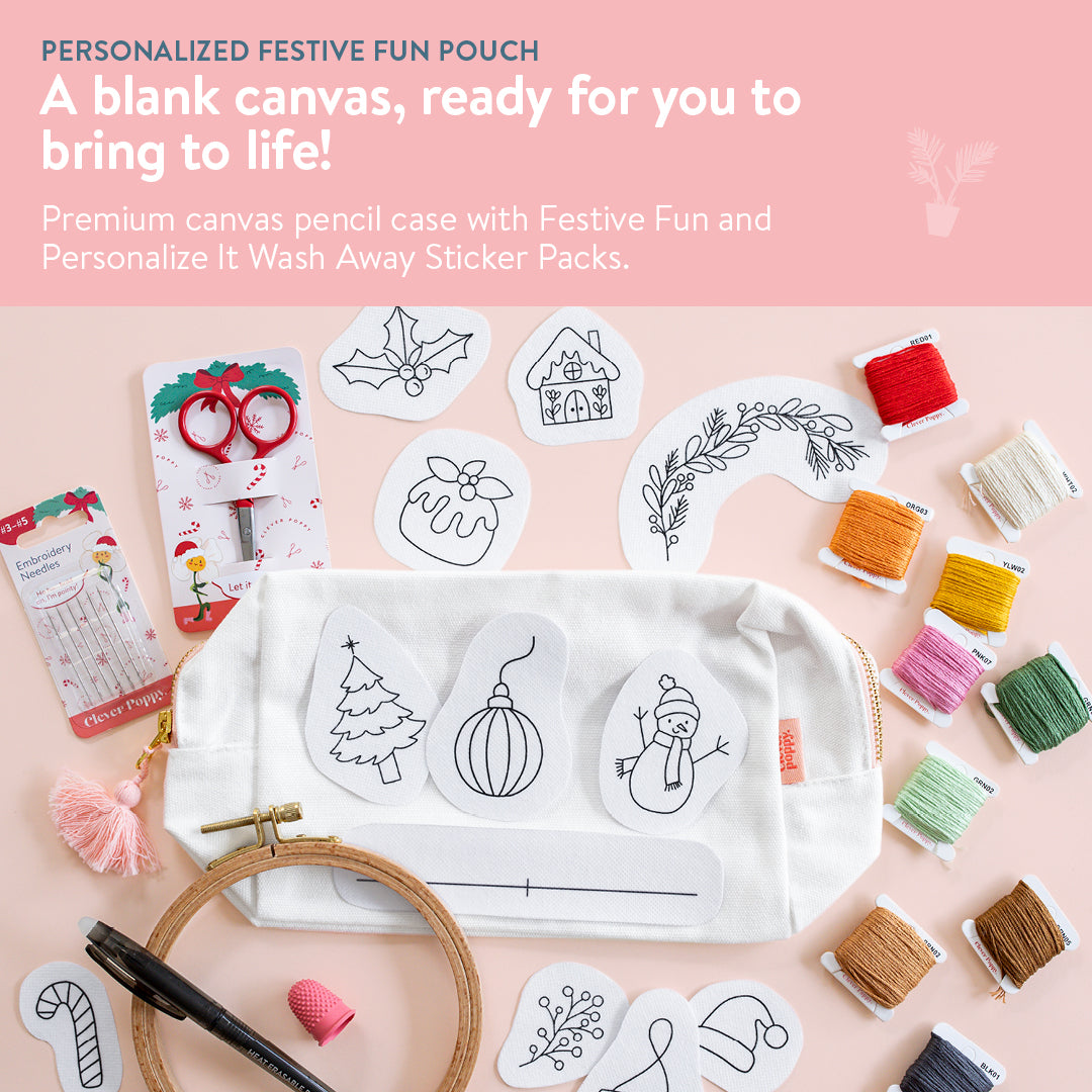 Personalized Festive Fun Pouch Beginner Kit