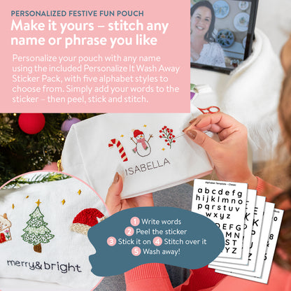 Personalized Festive Fun Pouch Beginner Kit
