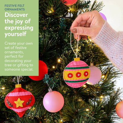 Festive Felt Ornaments Beginner Kit