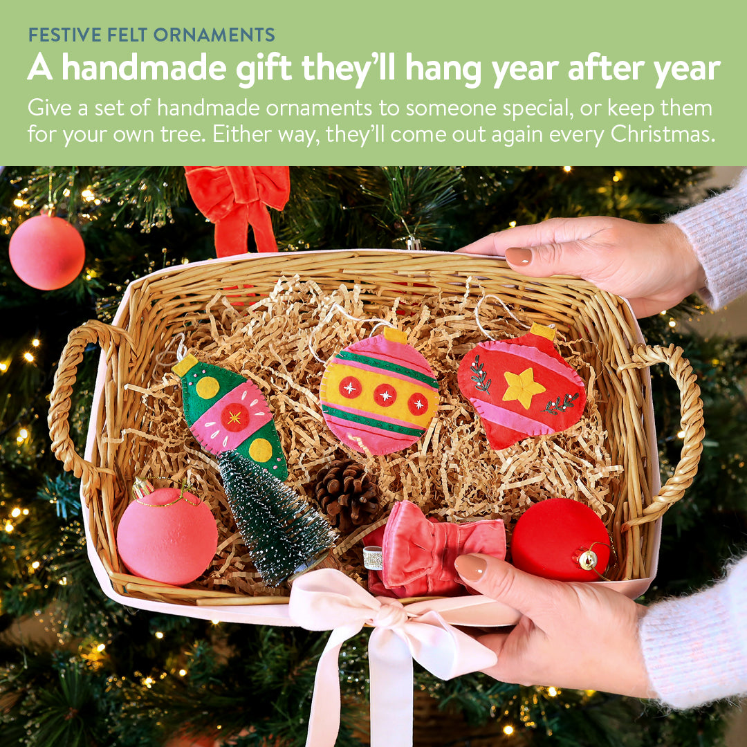 Festive Felt Ornaments Beginner Kit