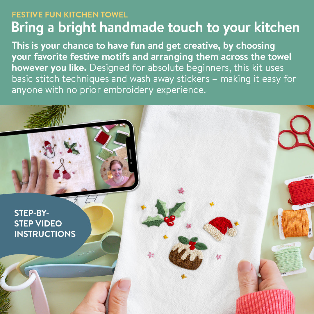 Festive Fun Kitchen Towel Beginner Kit