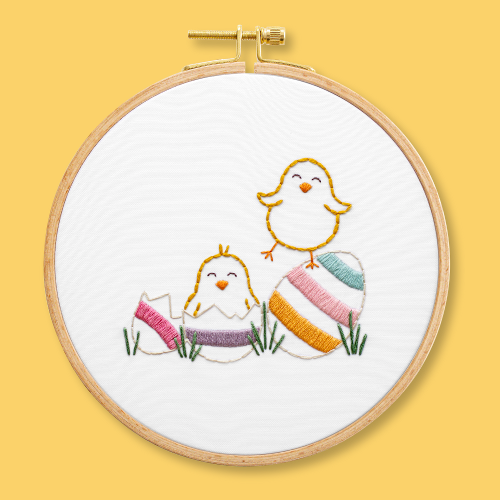 Spring Chicken Pinkeep Pattern Spring Chickens Beginner Kit | Clever Poppy