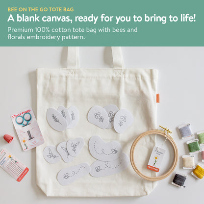 Bee on the Go Tote Bag Beginner Kit