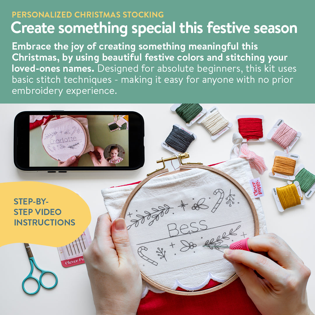 Personalized Christmas Stocking Beginner Kit