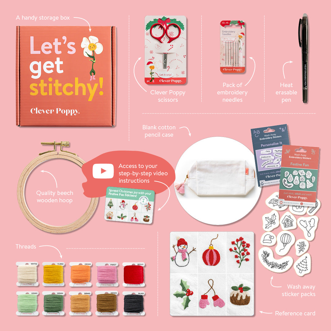 Personalized Festive Fun Pouch Beginner Kit