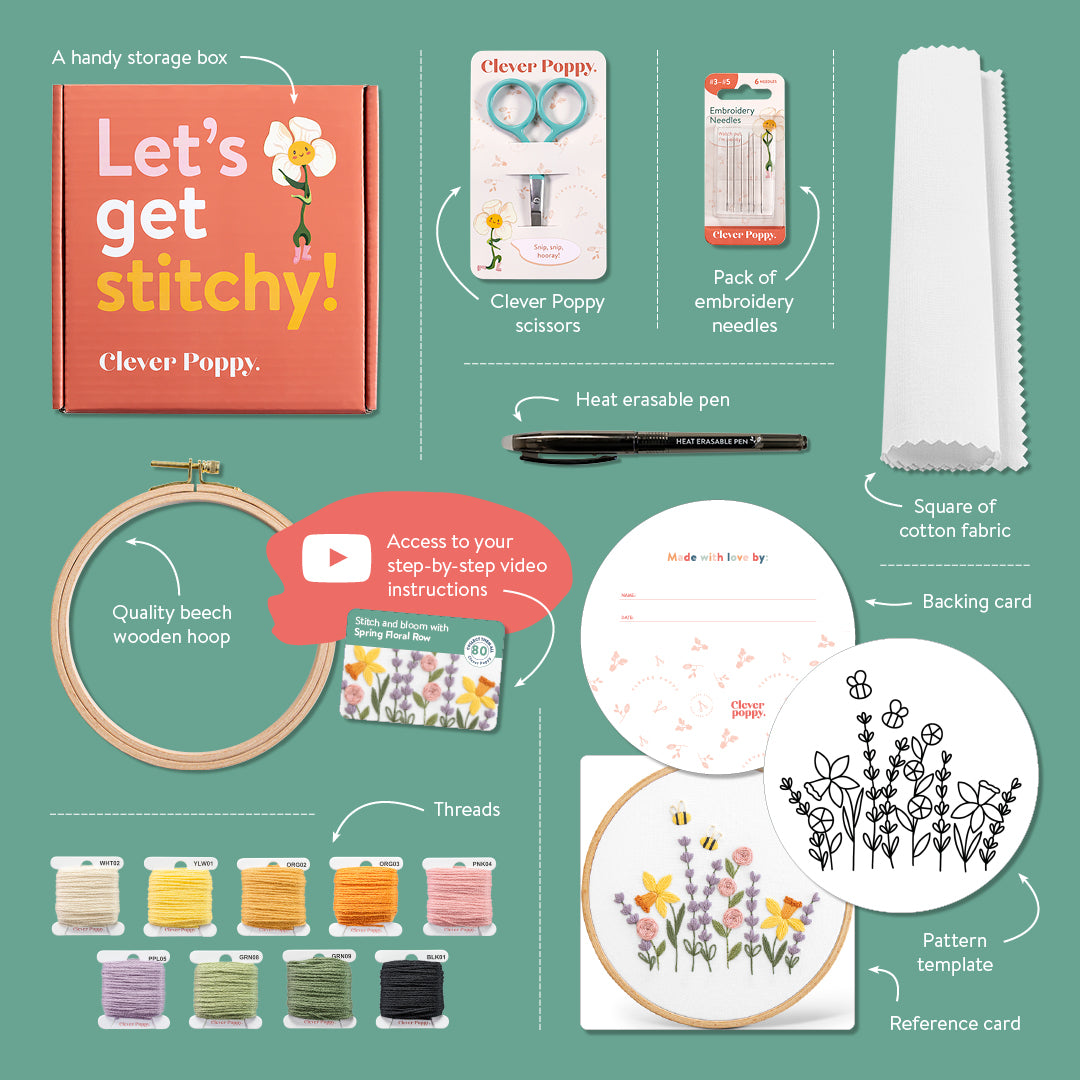Spring Floral Row Beginner Kit