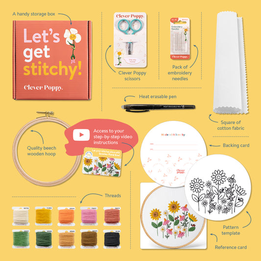 Summer Floral Row Beginner Kit