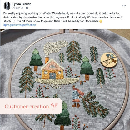 Winter Wonderland Embroidery Kit